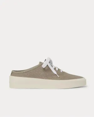 101 Canvas Backless  Taupe low top sneakers