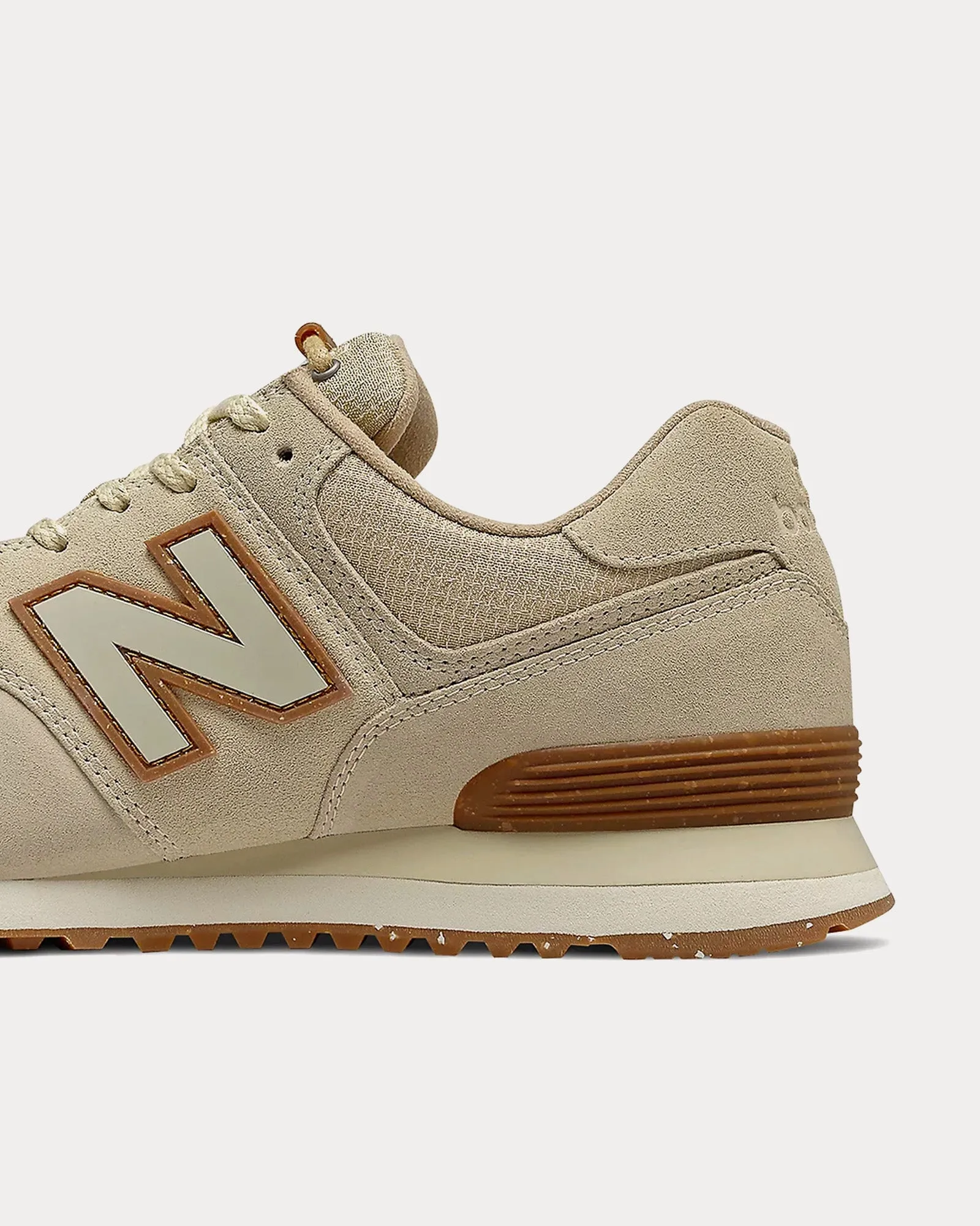 574 'Wabi Sabi' Bone / Turtledove Low Top Sneakers