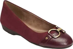 A2 By Ultrabrite Ballet Flat Wine Fabric 11 W Us