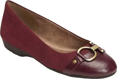 A2 By Ultrabrite Ballet Flat Wine Fabric 11 W Us