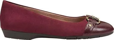A2 By Ultrabrite Ballet Flat Wine Fabric 11 W Us