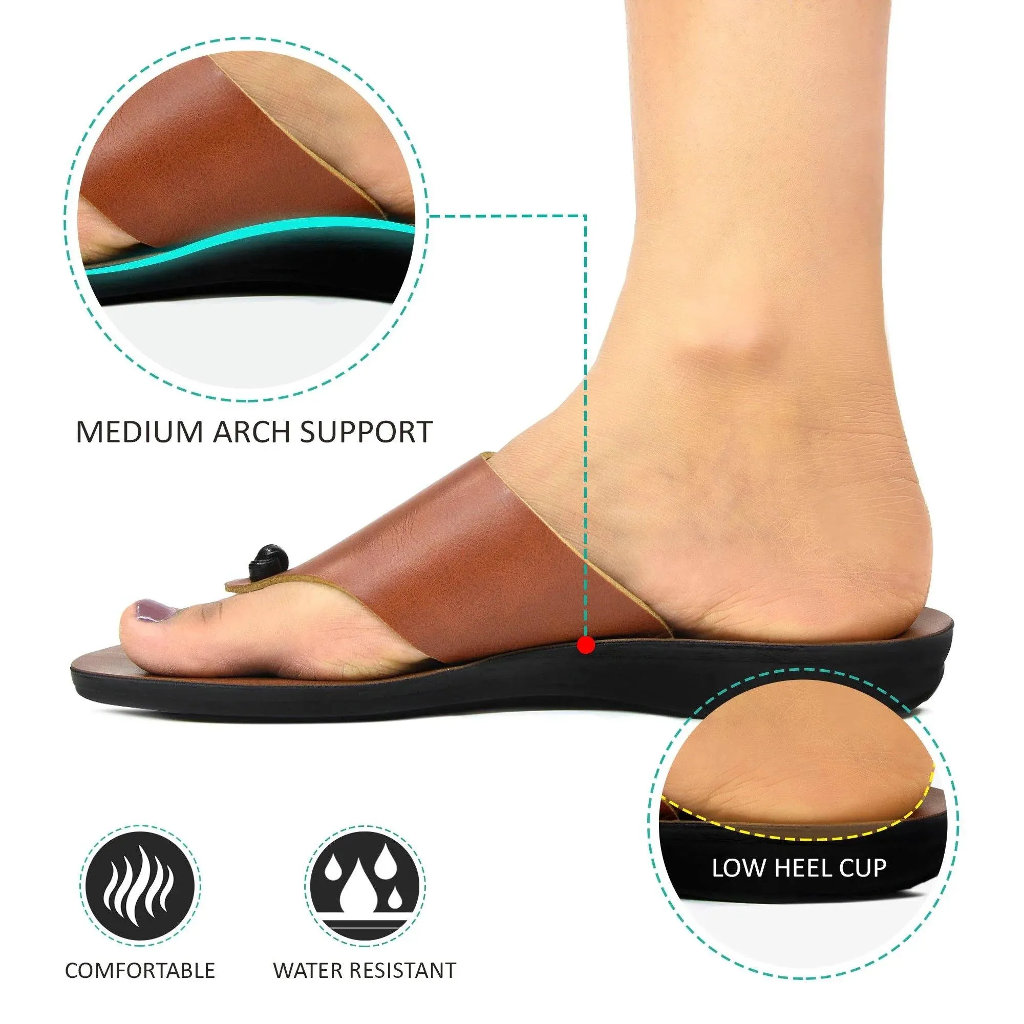 Aerothotic Lilac Arch Support Sandal