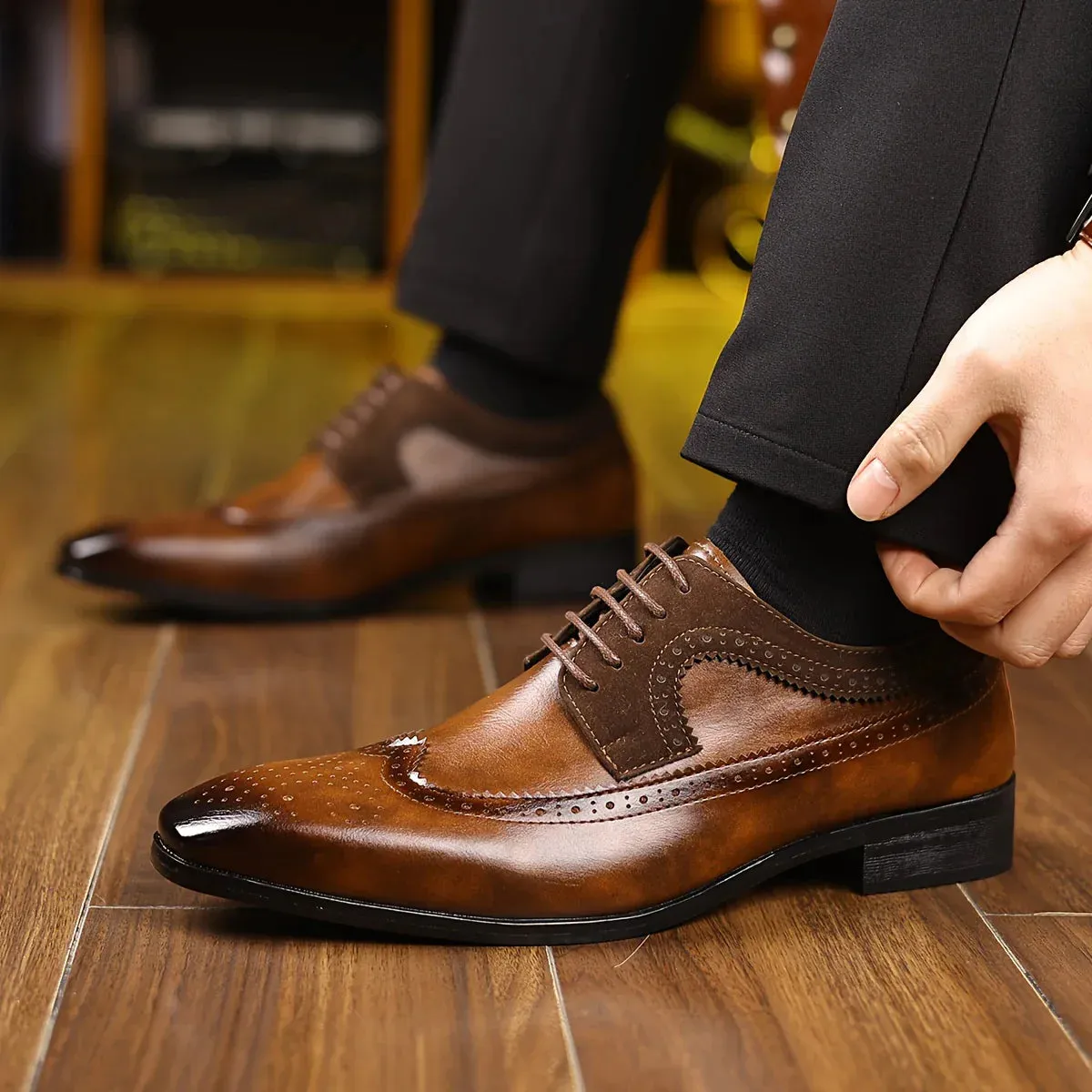 Alex Prescott Premium Leather Dress Shoes