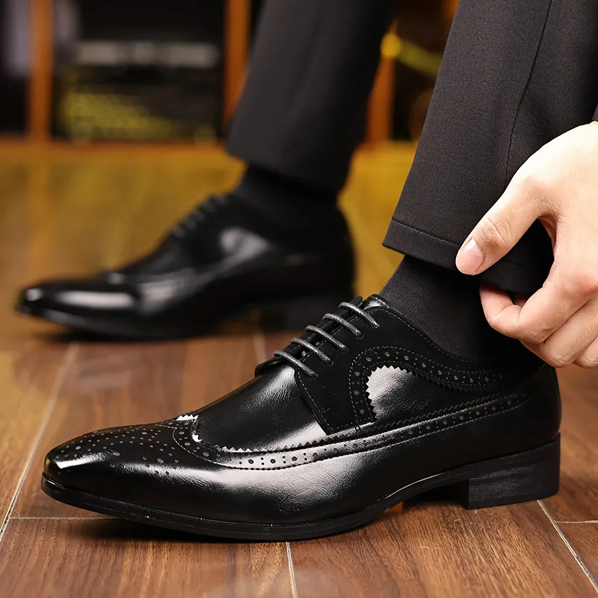 Alex Prescott Premium Leather Dress Shoes