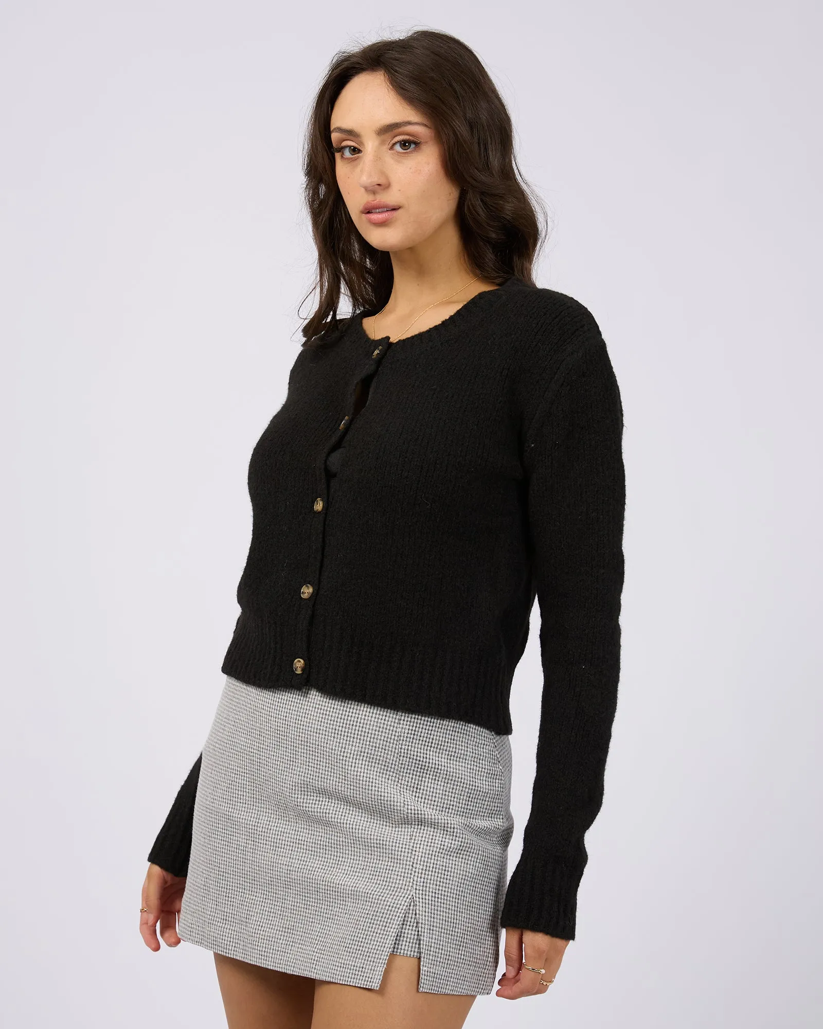 All About Eve Claude Cardigan Black