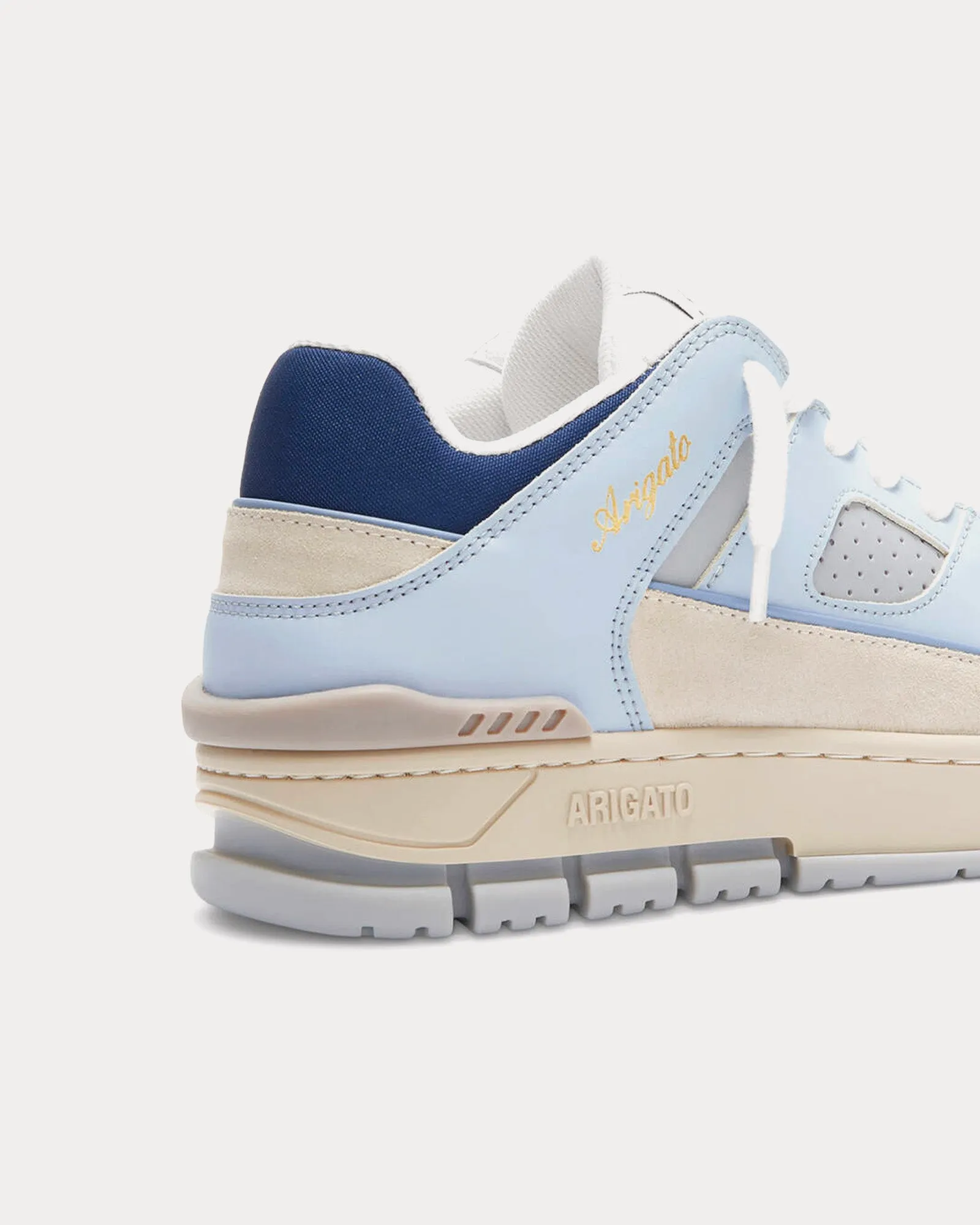 Area Lo Light Grey / Light Blue Low Top Sneakers