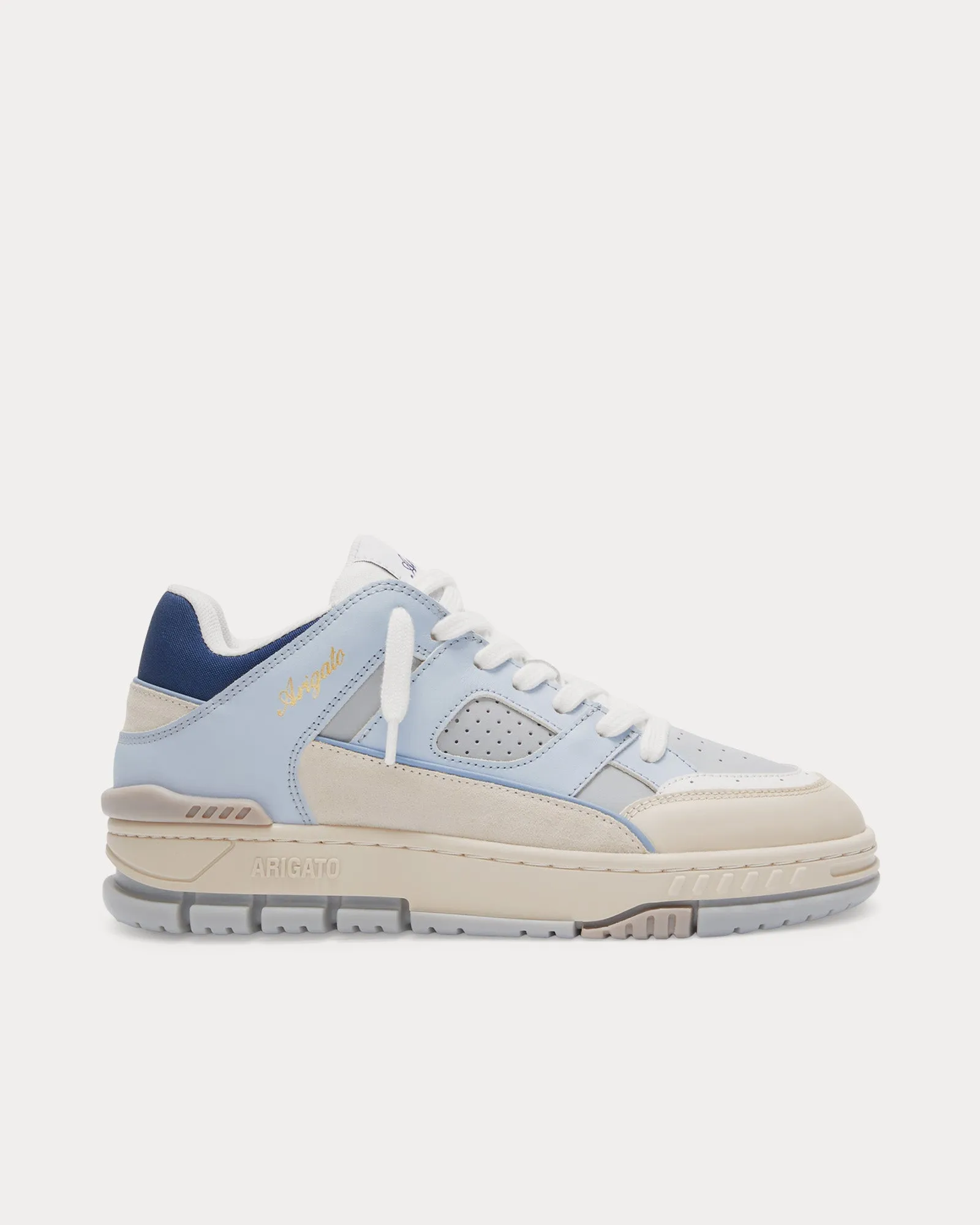 Area Lo Light Grey / Light Blue Low Top Sneakers