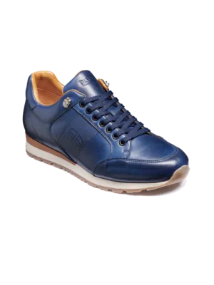 Barker Navy Calf Leather  Sneaker