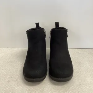 Black Boots Ankle Flats Athlefit , Size 6