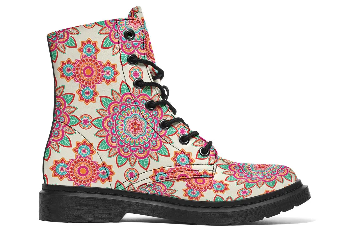 Bohemian Flower Pattern Boots