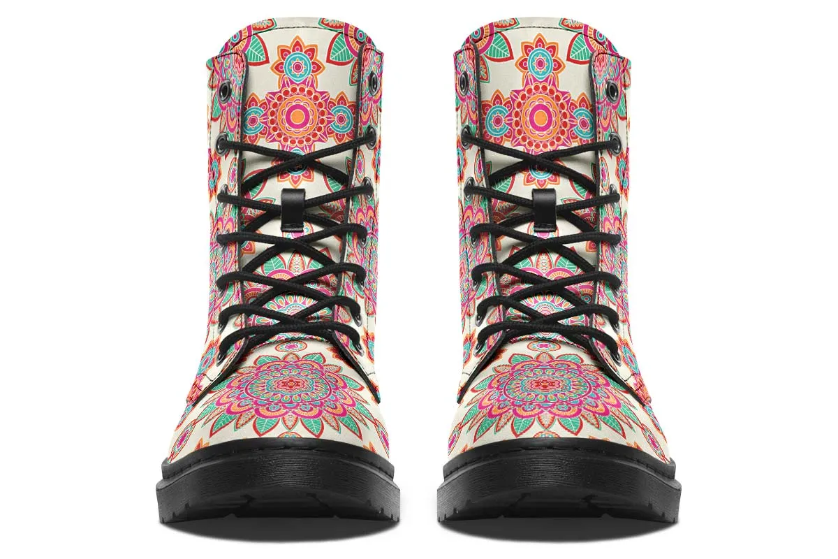 Bohemian Flower Pattern Boots