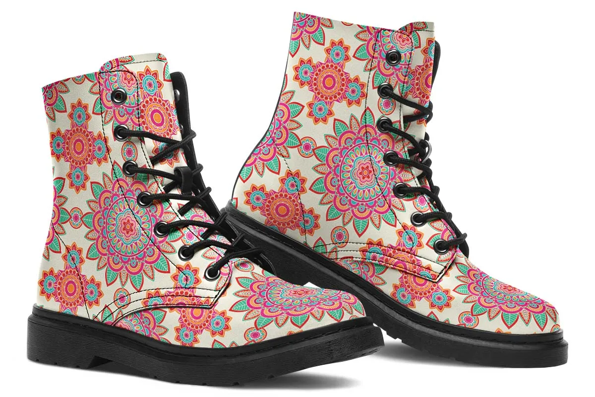 Bohemian Flower Pattern Boots