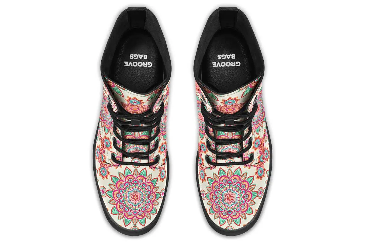 Bohemian Flower Pattern Boots