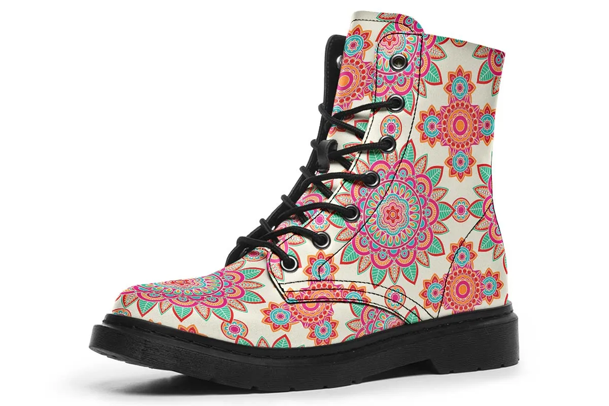 Bohemian Flower Pattern Boots
