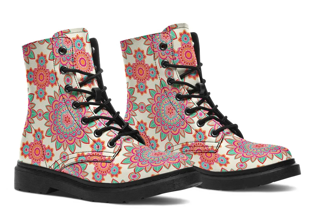 Bohemian Flower Pattern Boots
