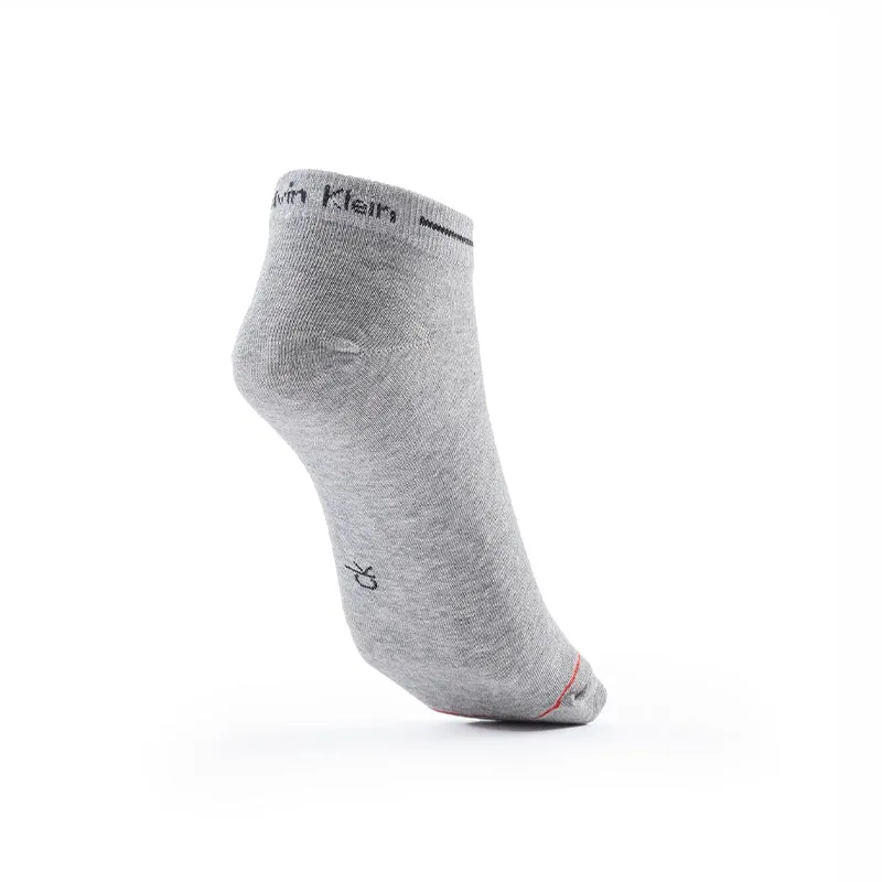 CALVIN KLEIN COTTON ANKLE 3-PACK SOCKS SU18