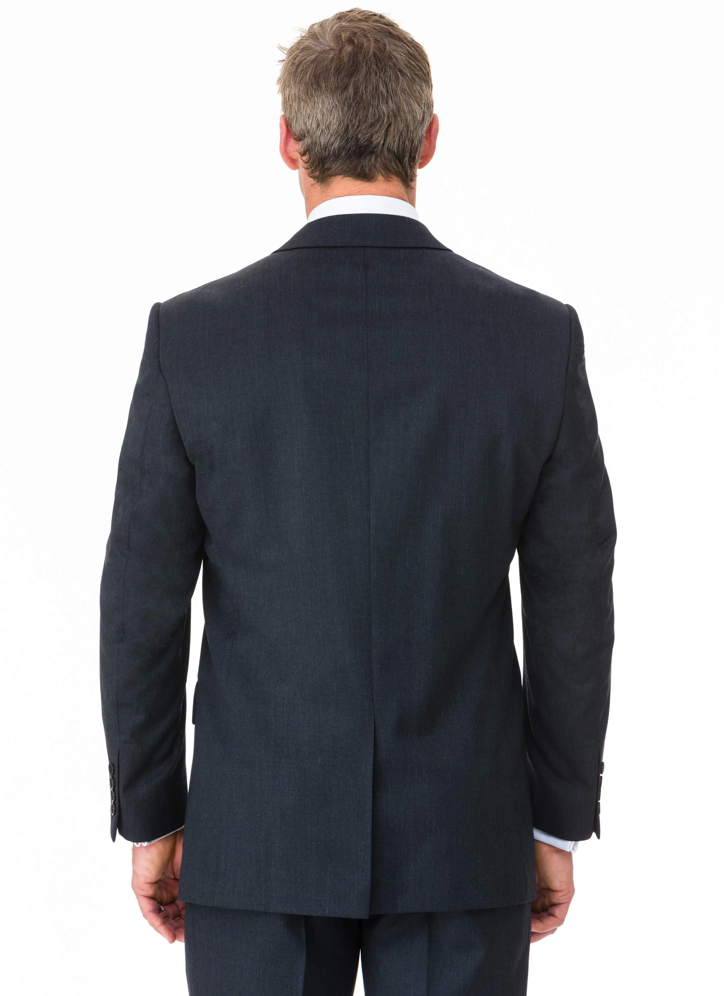 CHARLTON WOOL RICH CLASSIC FIT JACKET - CHARCOAL