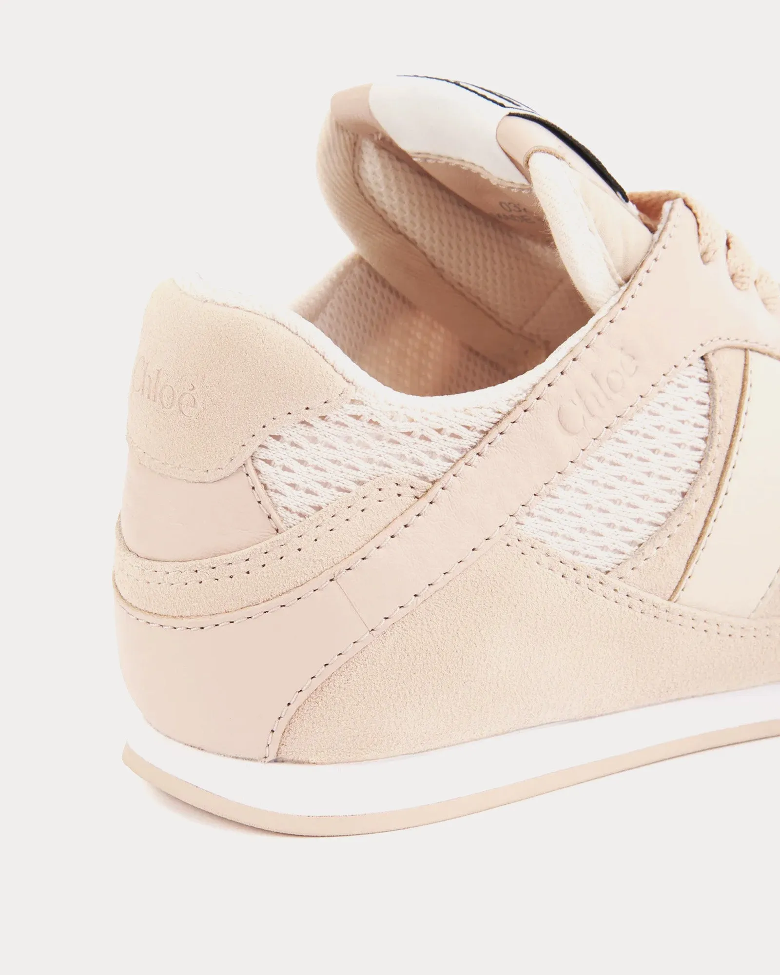 Chloé Kick Peachy Pink Low Top Sneakers