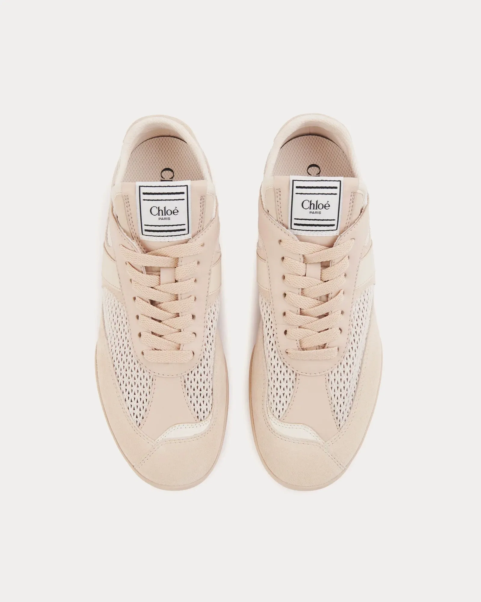 Chloé Kick Peachy Pink Low Top Sneakers