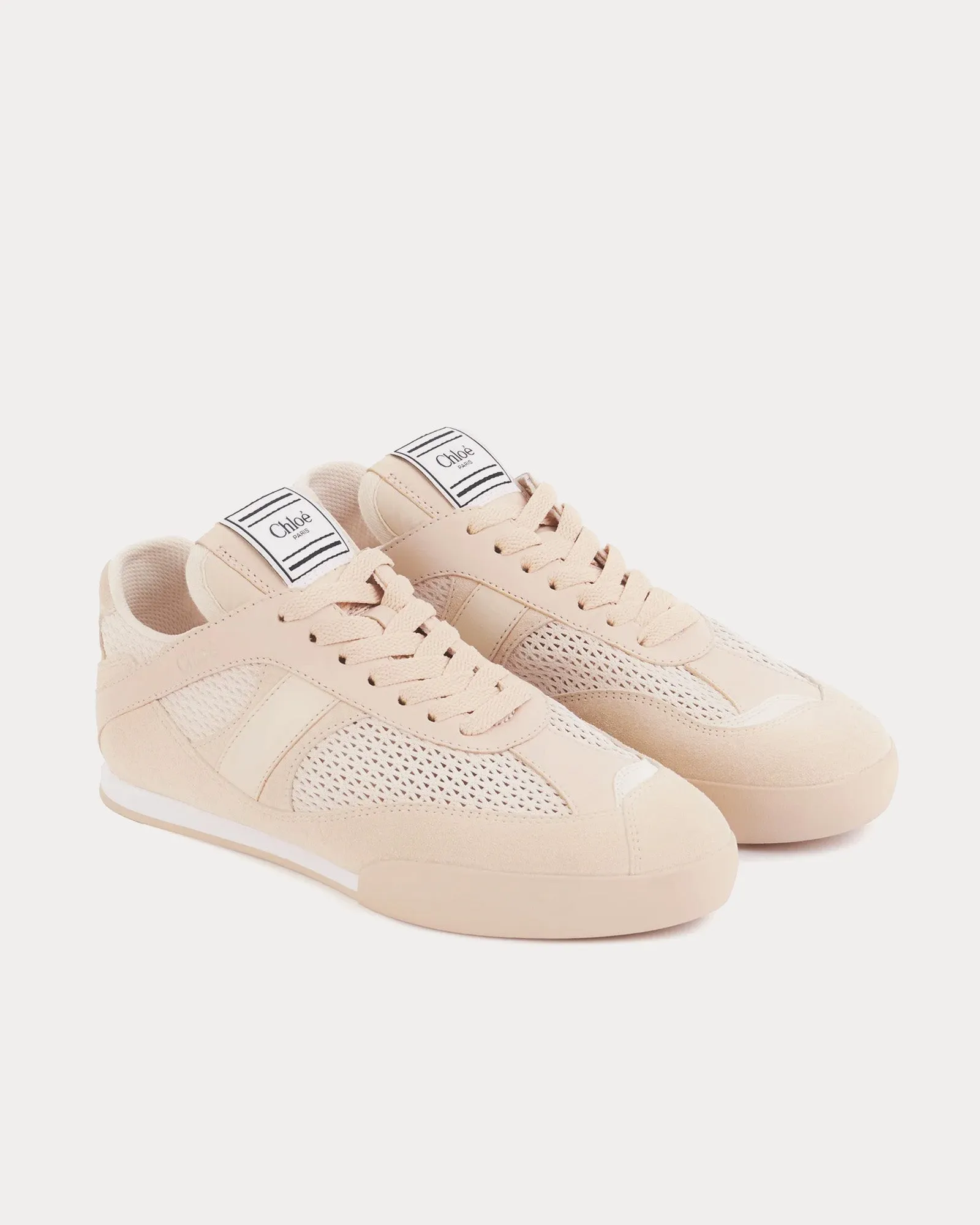 Chloé Kick Peachy Pink Low Top Sneakers