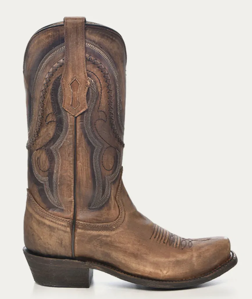 CORRAL MENS BROWN GOLD COWBOY BOOTS STYLE A3479
