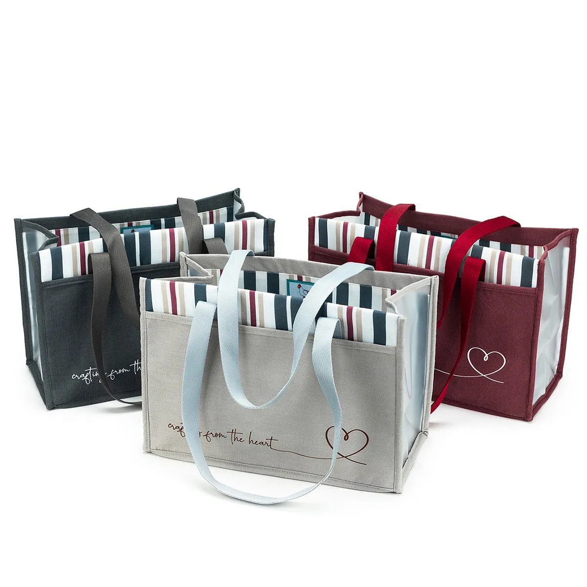 della Q Chicken Boots Project Bag - *Linen - Wine