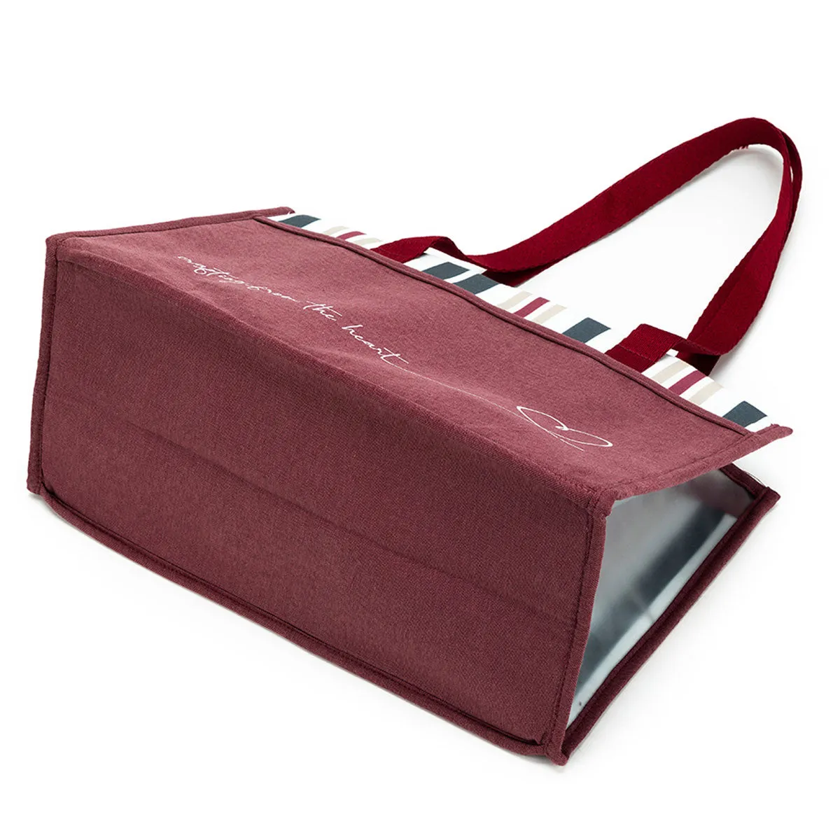 della Q Chicken Boots Project Bag - *Linen - Wine