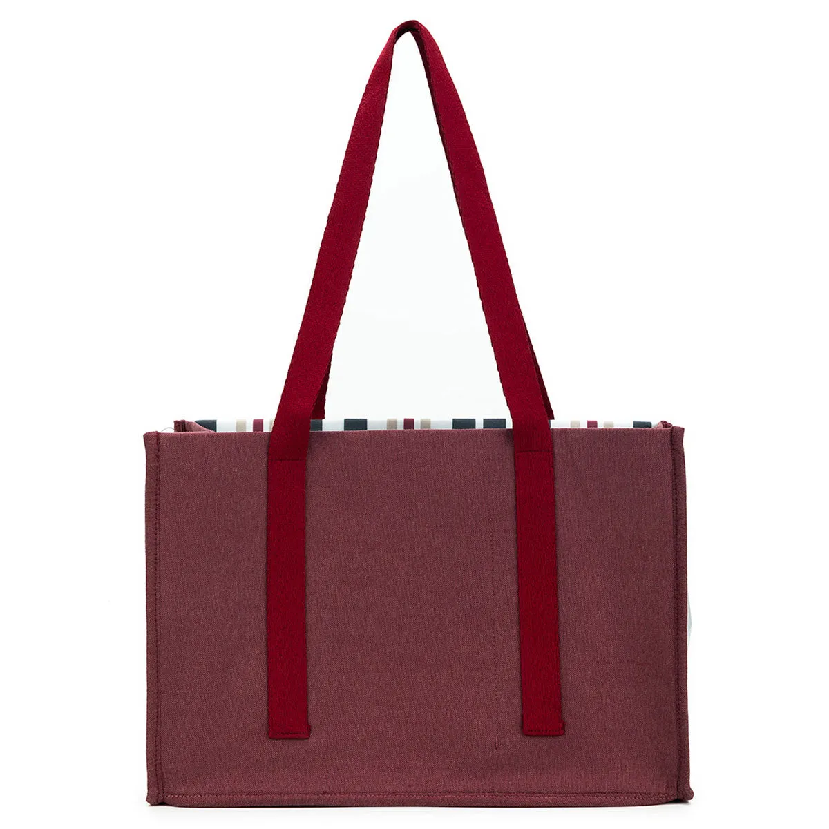 della Q Chicken Boots Project Bag - *Linen - Wine