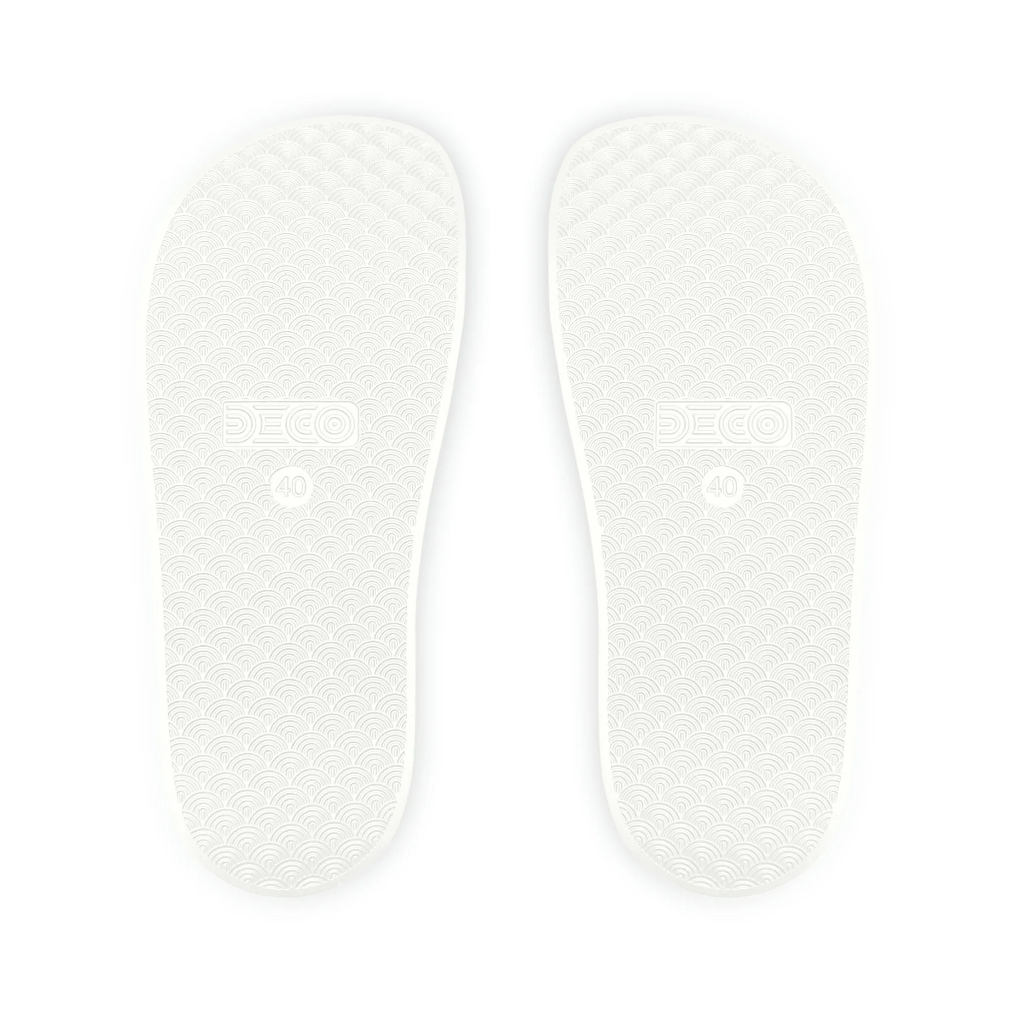 Drake Colored Checker Faces Women's Slide Sandals