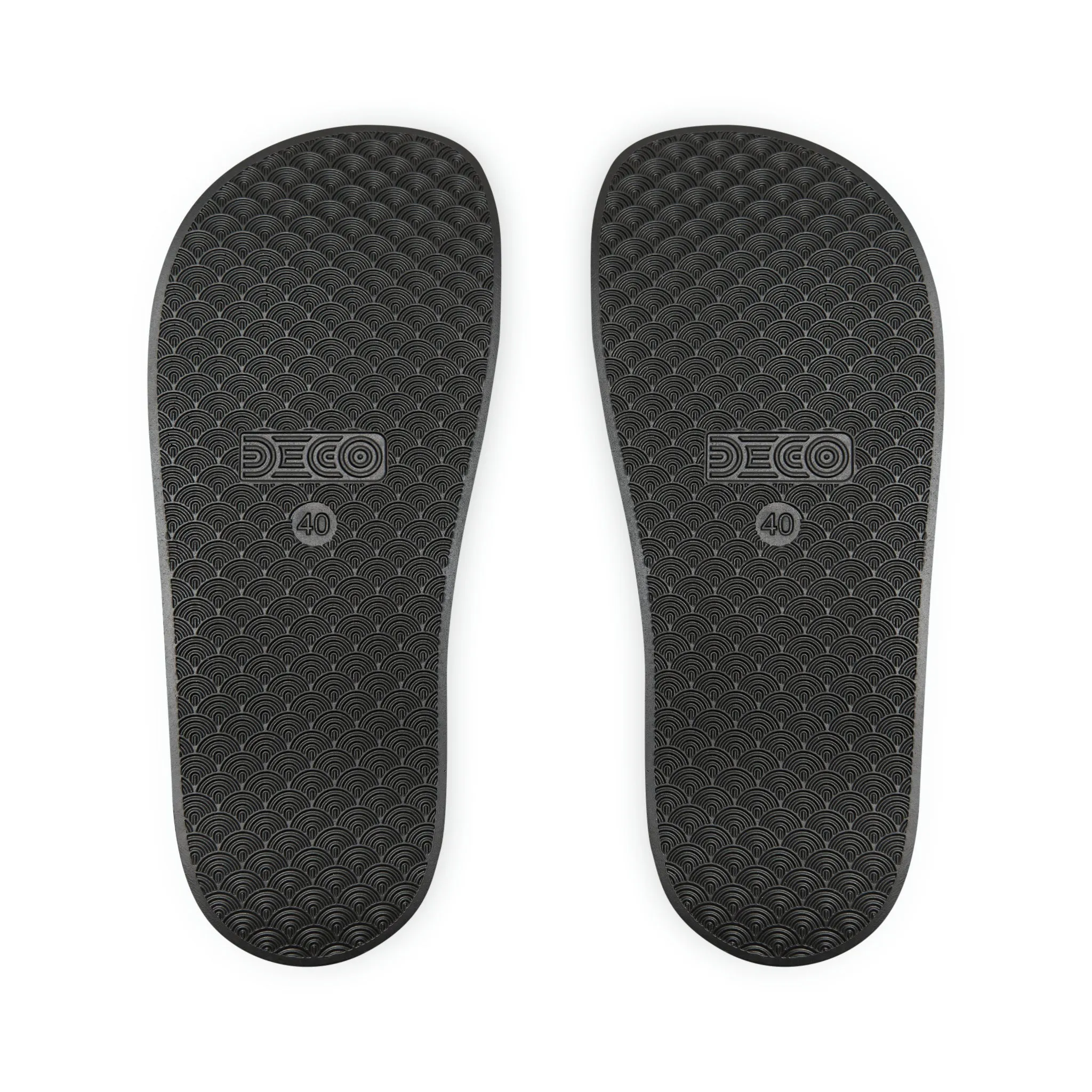 Drake Colored Checker Faces Women's Slide Sandals