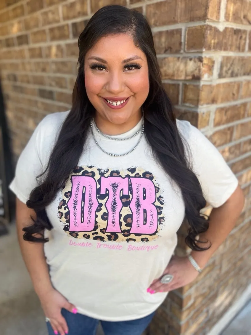 DTB LOGO PROMO TEE - LEOPARD 3/3/25