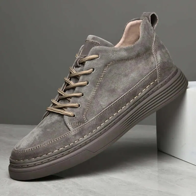 Durable Genuine Leather Men's Shoes with Comfortable Insole