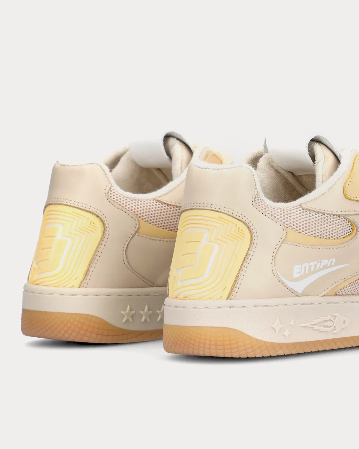 EJ Skate Planet Beige Low Top Sneakers