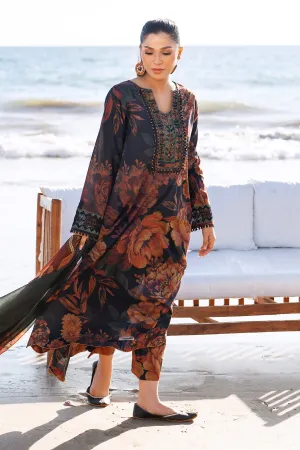 EMBROIDERED PRINTED LAWN UF-4083