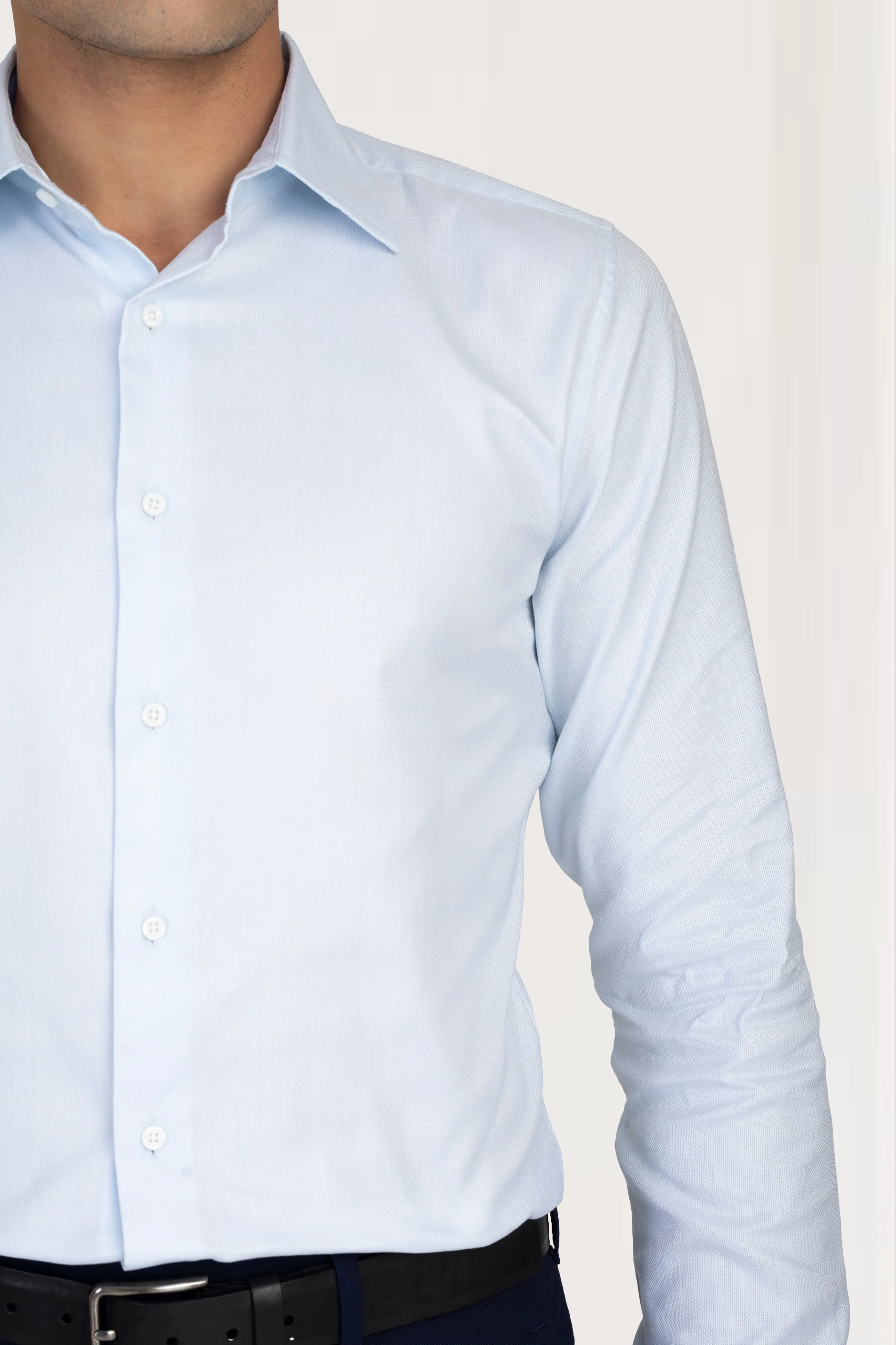 EZS Brembana Business Blue Royal Oxford : 2-Ply Giza