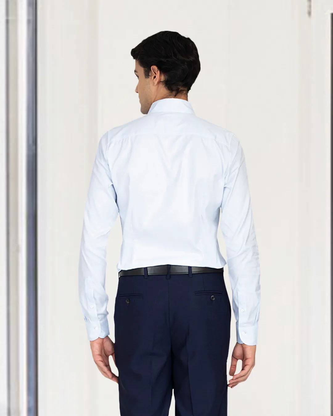 EZS Brembana Business Blue Royal Oxford : 2-Ply Giza