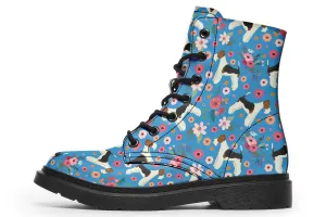 Fox Terrier Flower Boots