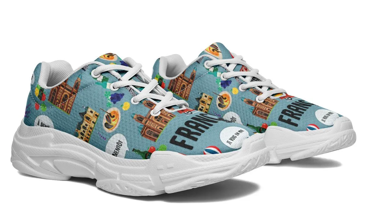 French Teacher Chunky Sneakers