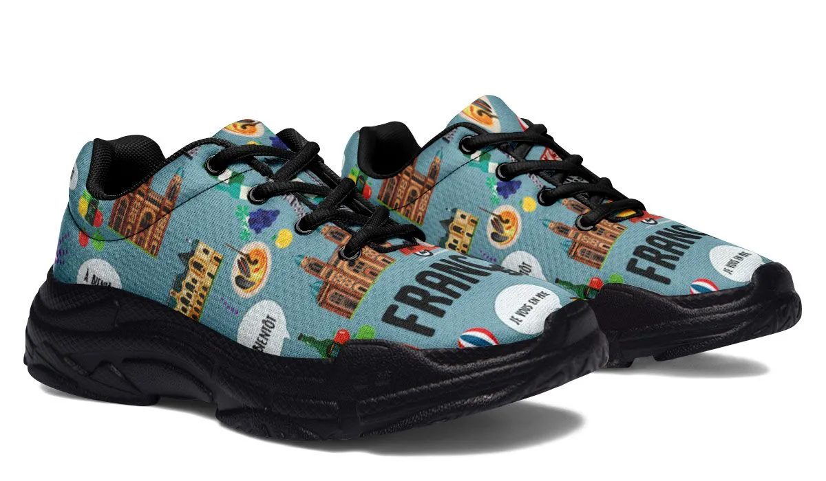 French Teacher Chunky Sneakers