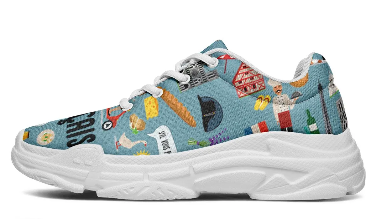 French Teacher Chunky Sneakers