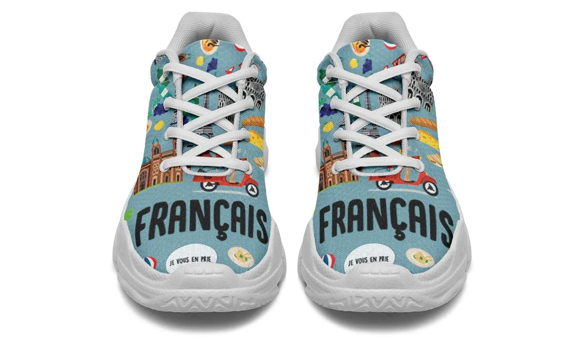 French Teacher Chunky Sneakers
