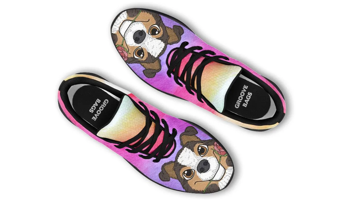 Fun Floral Sheltie Sneakers