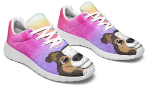 Fun Floral Sheltie Sneakers
