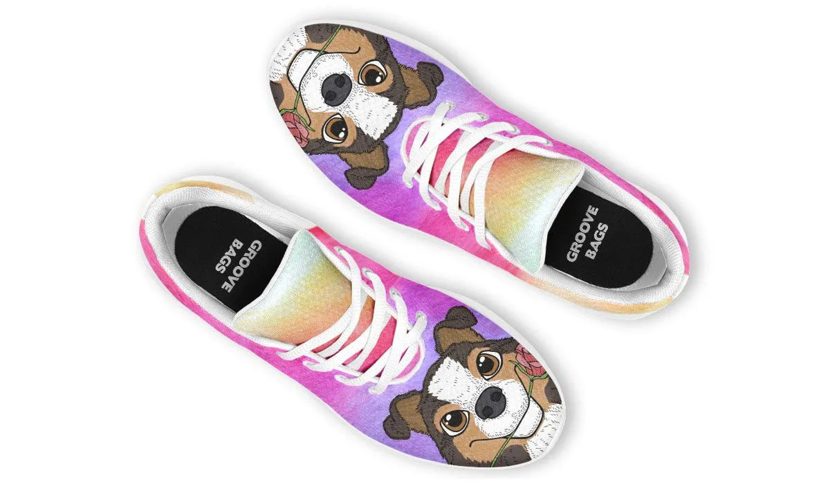 Fun Floral Sheltie Sneakers