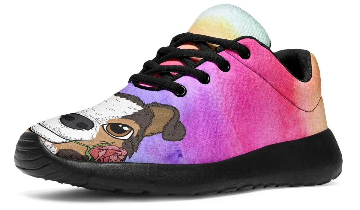 Fun Floral Sheltie Sneakers