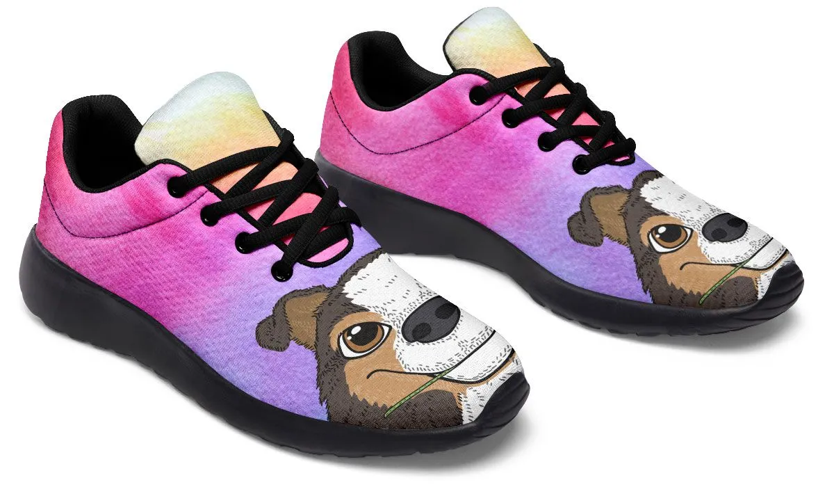 Fun Floral Sheltie Sneakers