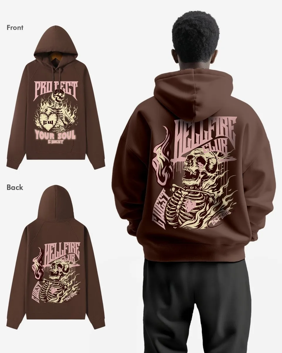 G West Protect Your Soul Oversize Hoodie