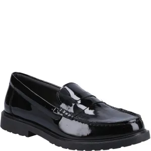 HUSH PUPPIES Verity Black Patent Loafers