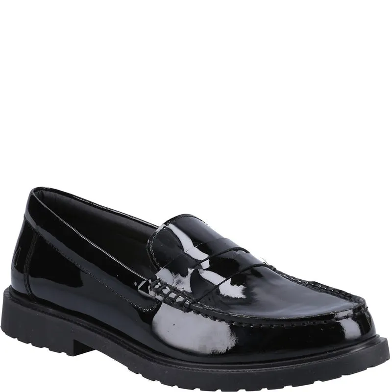 HUSH PUPPIES Verity Black Patent Loafers