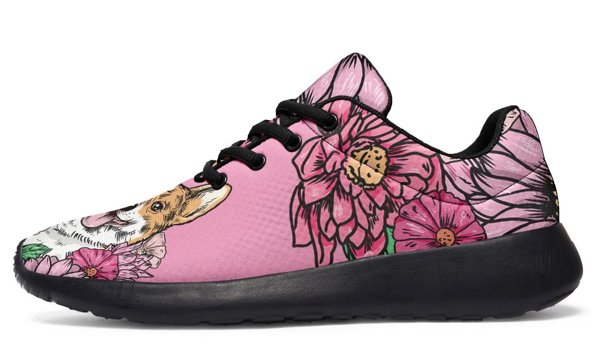 Illustrated Corgi Sneakers
